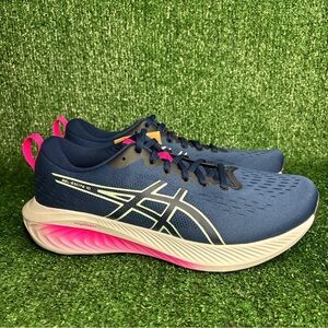 Asics Gel Excite 10 Running Shoes Sneakers Womens Size 10.5 Blue Pink - NEW